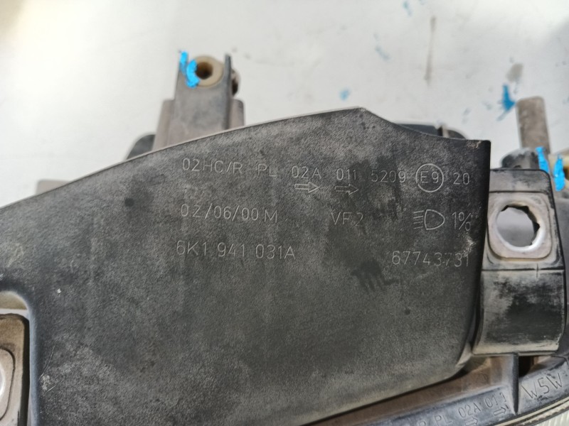 Recambio de faro izquierdo para seat ibiza ii (6k1) 1.9 sdi referencia OEM IAM   