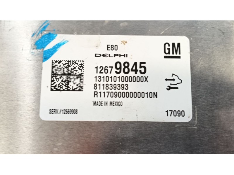 Recambio de centralita motor uce para opel astra k (b16) 1.4 turbo (68) referencia OEM IAM   