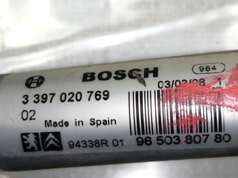 Recambio de motor limpia delantero para peugeot 207 1.6 16v hdi referencia OEM IAM 3397020769  