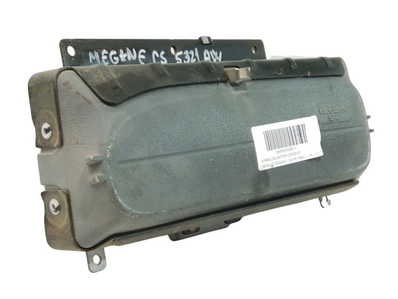 Recambio de airbag delantero derecho para renault megane i coupe fase 2 dynamique referencia OEM IAM 8200049222A  