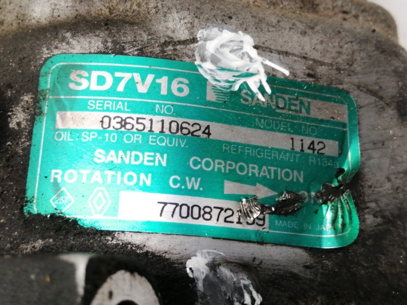 Recambio de compresor aire acondicionado para volvo v40 familiar 1.9 turbodiesel referencia OEM IAM 7700872159  