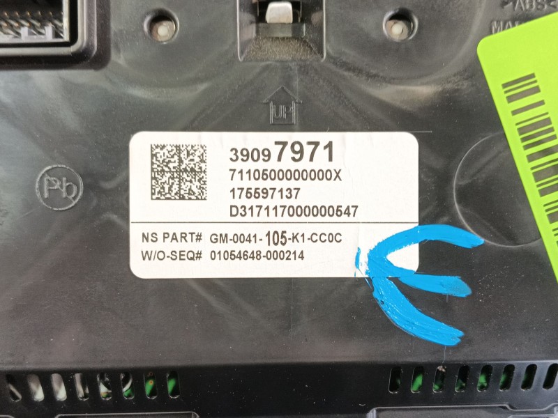 Recambio de cuadro instrumentos para opel astra k (b16) 1.4 turbo (68) referencia OEM IAM   