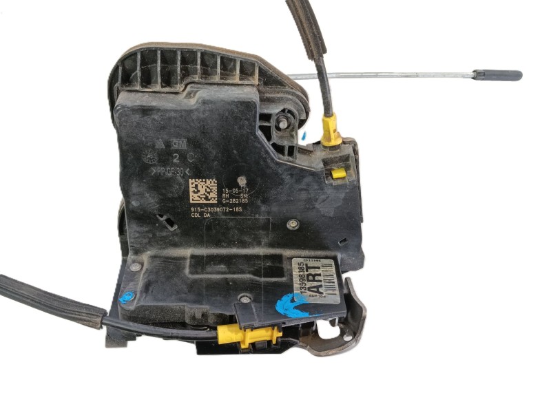 Recambio de cerradura puerta trasera derecha para opel astra k (b16) 1.4 turbo (68) referencia OEM IAM 13533667  