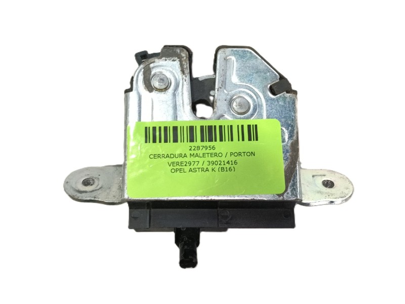 Recambio de cerradura maletero / porton para opel astra k (b16) 1.4 turbo (68) referencia OEM IAM VERE2977 / 39021416  