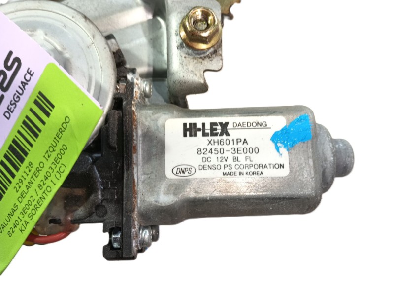 Recambio de elevalunas delantero izquierdo para kia sorento i (jc) 2.5 crdi referencia OEM IAM 824013E002 / 824033E000  