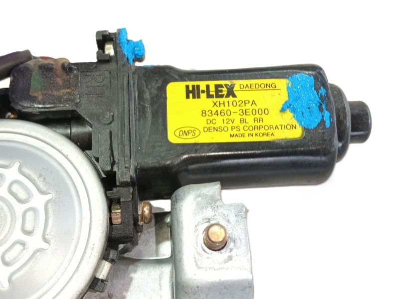 Recambio de elevalunas trasero derecho para kia sorento i (jc) 2.5 crdi referencia OEM IAM 834023E002 / 834043E000  