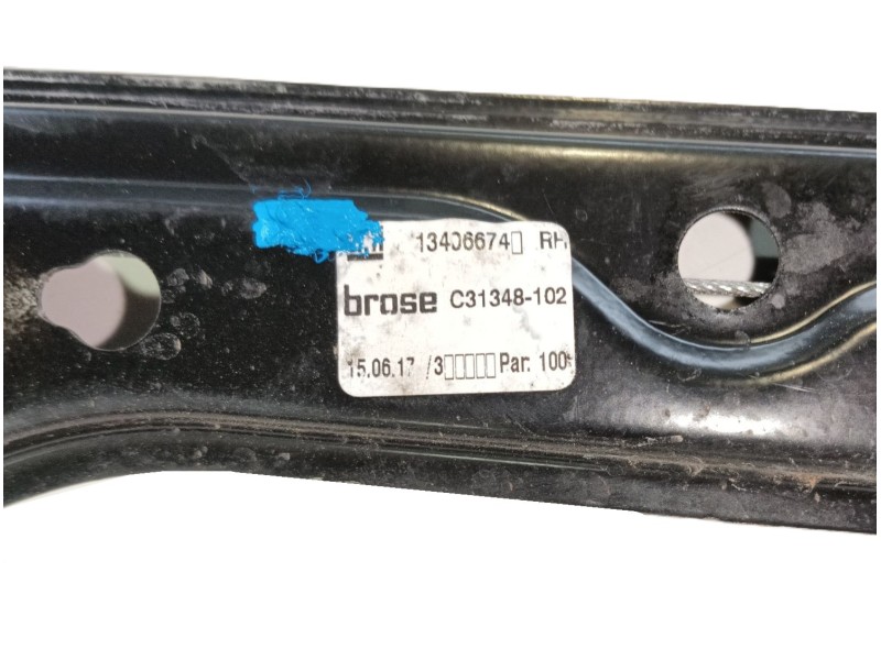 Recambio de elevalunas delantero derecho para opel astra k (b16) 1.4 turbo (68) referencia OEM IAM 13406674  