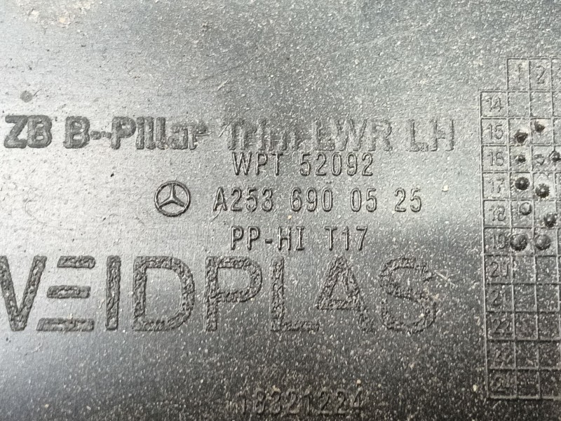 Recambio de moldura para mercedes-benz glc (x253) 200 eq boost 4-matic (253.981) referencia OEM IAM A25369005259051  