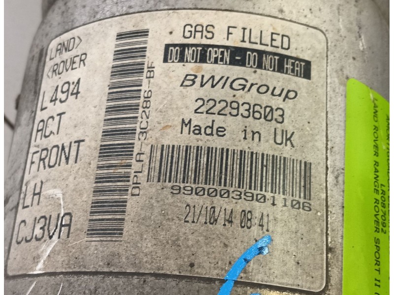 Recambio de amortiguador delantero izquierdo para land rover range rover sport ii (l494) 4.4 sdv8 4x4 referencia OEM IAM LR08709