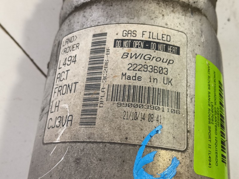 Recambio de amortiguador delantero izquierdo para land rover range rover sport ii (l494) 4.4 sdv8 4x4 referencia OEM IAM LR08709