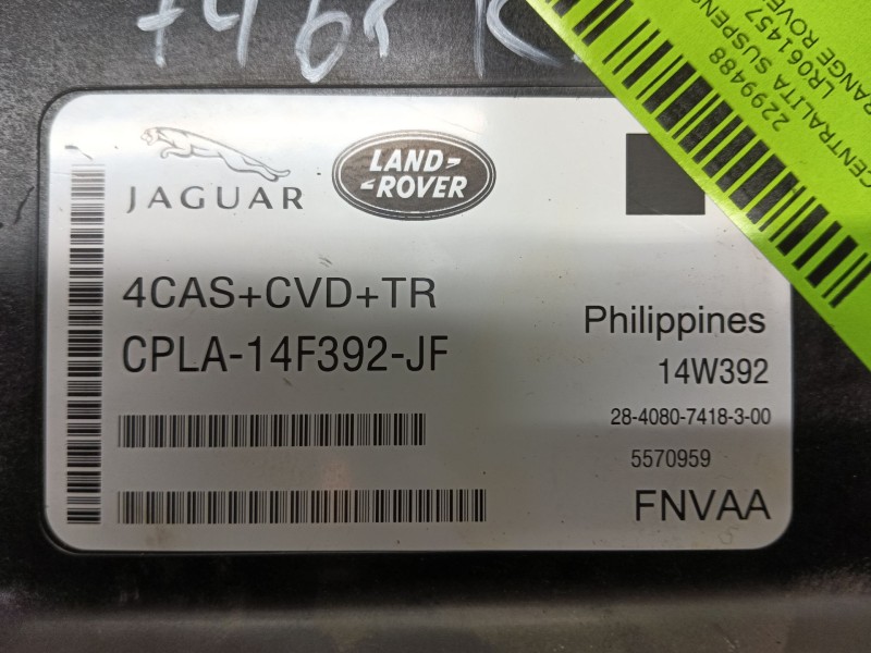 Recambio de centralita suspension para land rover range rover sport ii (l494) 4.4 sdv8 4x4 referencia OEM IAM LR061457  