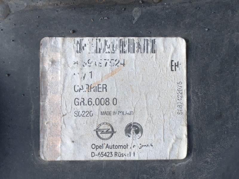 Recambio de puente delantero para opel astra k (b16) 1.4 turbo (68) referencia OEM IAM   