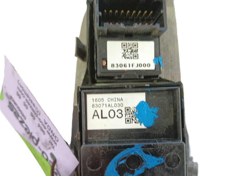 Recambio de mando elevalunas delantero izquierdo para subaru outback (bs) 2.0 d awd (bsd) referencia OEM IAM 83071AJ030  