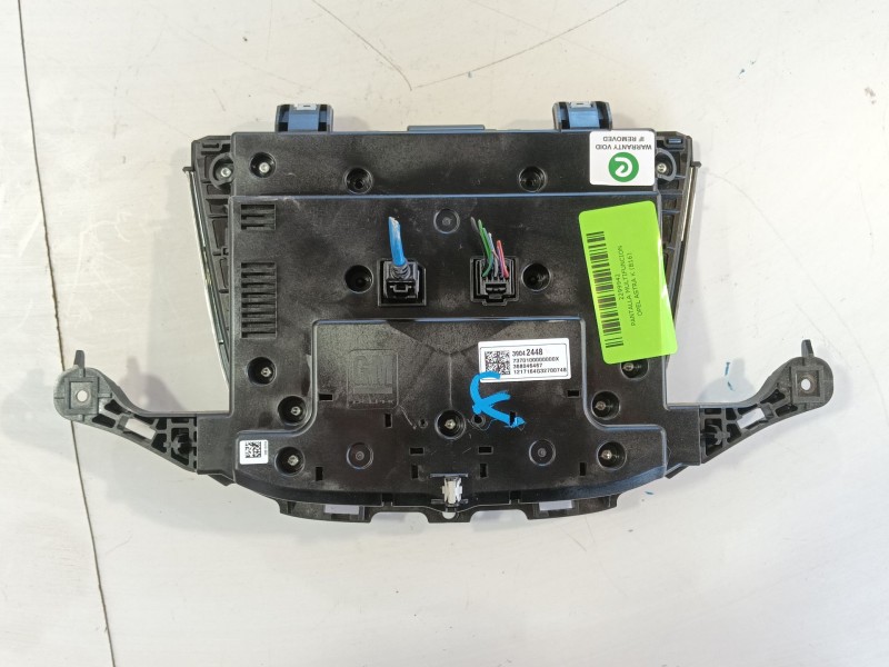 Recambio de pantalla multifuncion para opel astra k (b16) 1.4 turbo (68) referencia OEM IAM   