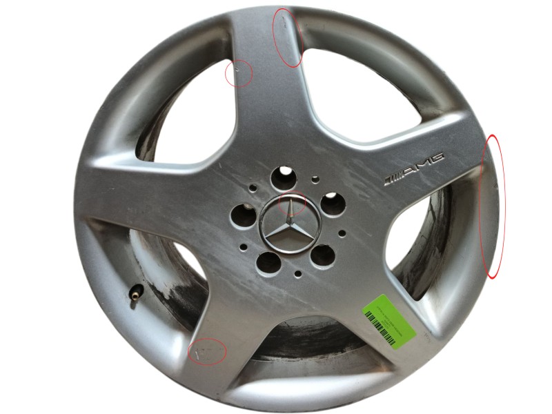 Recambio de llanta para mercedes-benz clase m (w163) ml 400 cdi (163.128) referencia OEM IAM  9Jx18 ET52