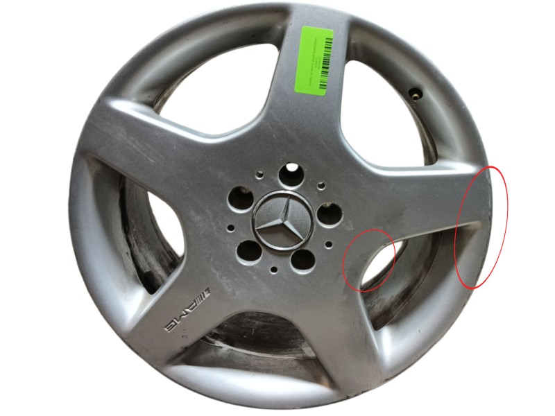 Recambio de llanta para mercedes-benz clase m (w163) ml 400 cdi (163.128) referencia OEM IAM  9Jx18 ET52