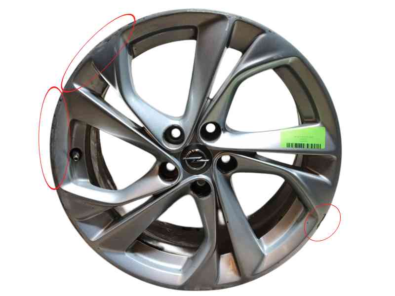 Recambio de llanta para opel astra j (p10) 1.6 (68) referencia OEM IAM  17x7.5 IS44