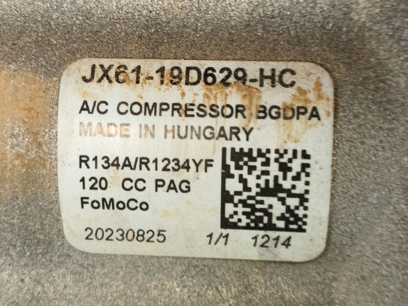Recambio de compresor aire acondicionado para ford puma (j2k, cf7) 1.0 ecoboost referencia OEM IAM 2469393  