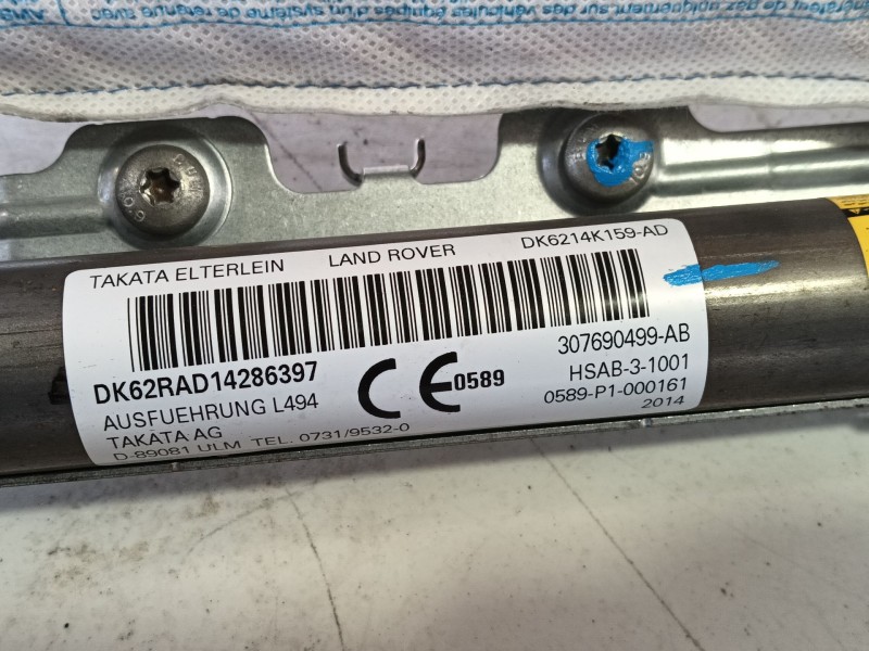Recambio de airbag cortina delantero derecho para land rover range rover sport ii (l494) 4.4 sdv8 4x4 referencia OEM IAM   