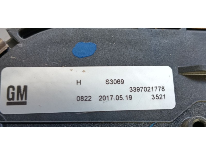 Recambio de motor limpia delantero para opel astra k (b16) 1.4 turbo (68) referencia OEM IAM 39034606  