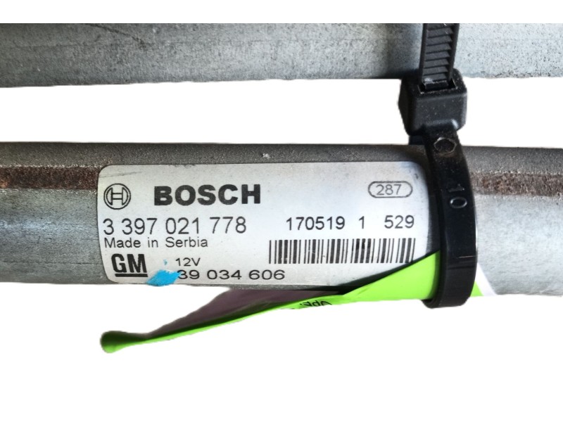 Recambio de motor limpia delantero para opel astra k (b16) 1.4 turbo (68) referencia OEM IAM 39034606  