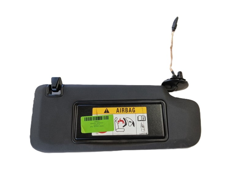 Recambio de parasol derecho para opel astra k (b16) 1.4 turbo (68) referencia OEM IAM 39046137  