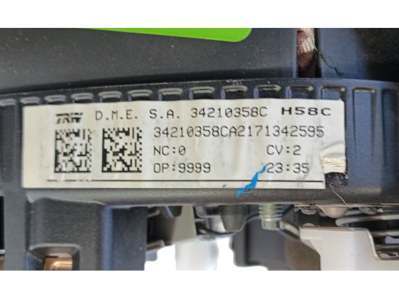 Recambio de airbag delantero izquierdo para opel astra k (b16) 1.4 turbo (68) referencia OEM IAM 39042463  