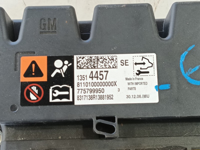 Recambio de centralita airbag para opel astra k (b16) 1.4 turbo (68) referencia OEM IAM   