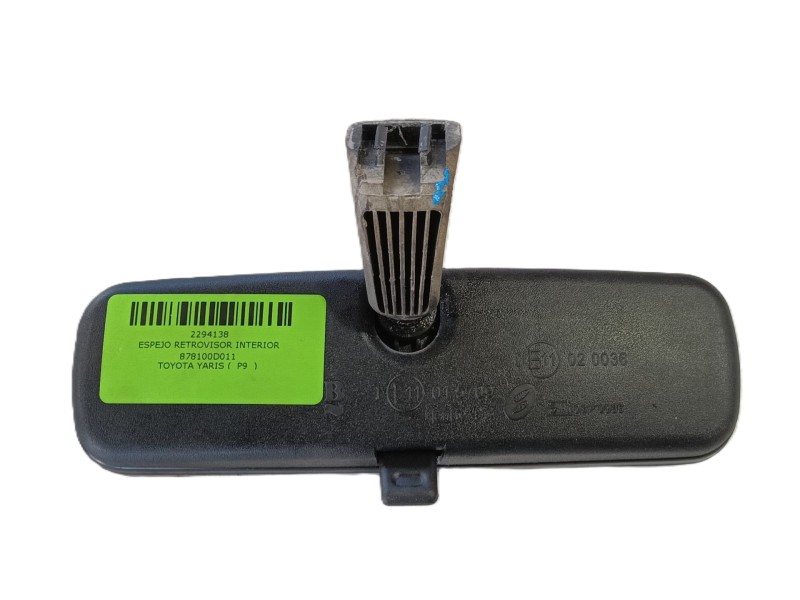 Recambio de espejo retrovisor interior para toyota yaris (_p9_) 1.3 vvt-i (scp90_) referencia OEM IAM 878100D011  