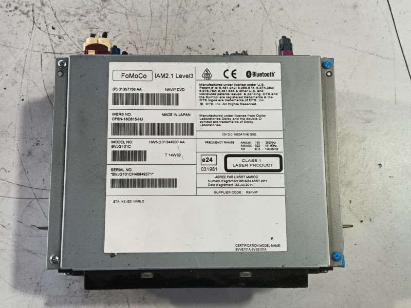 Recambio de sistema audio / radio cd para land rover range rover sport ii (l494) 4.4 sdv8 4x4 referencia OEM IAM   