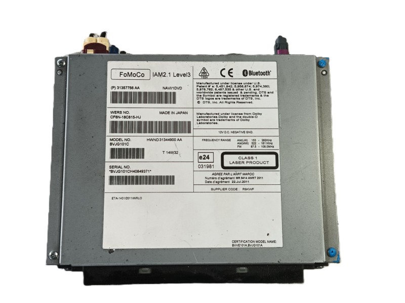 Recambio de sistema audio / radio cd para land rover range rover sport ii (l494) 4.4 sdv8 4x4 referencia OEM IAM   