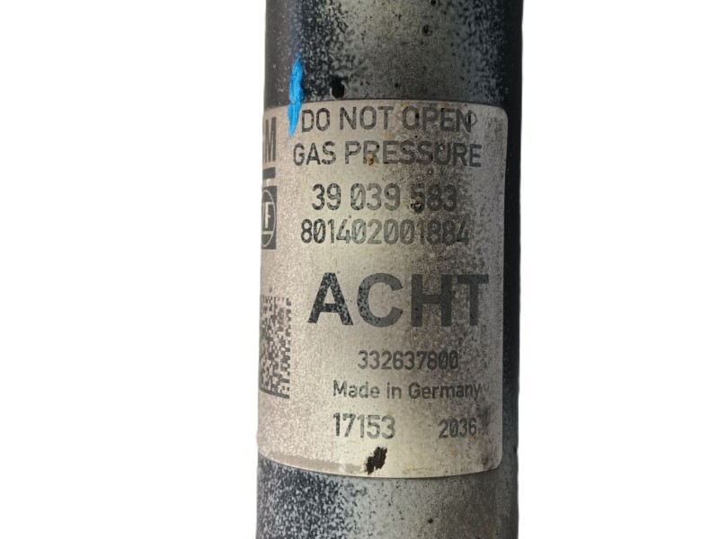 Recambio de amortiguador trasero izquierdo para opel astra k (b16) 1.4 turbo (68) referencia OEM IAM   