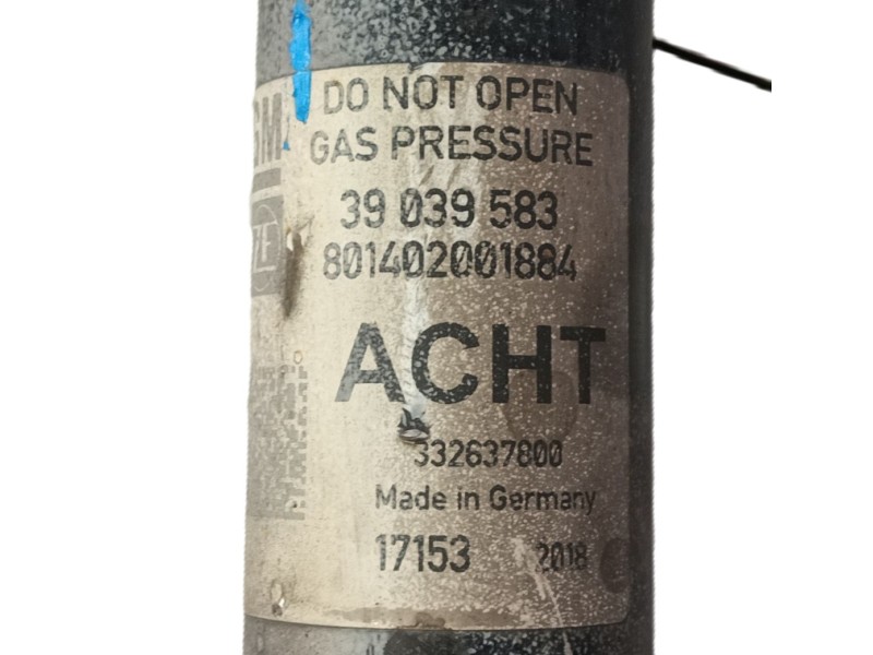Recambio de amortiguador trasero derecho para opel astra k (b16) 1.4 turbo (68) referencia OEM IAM   