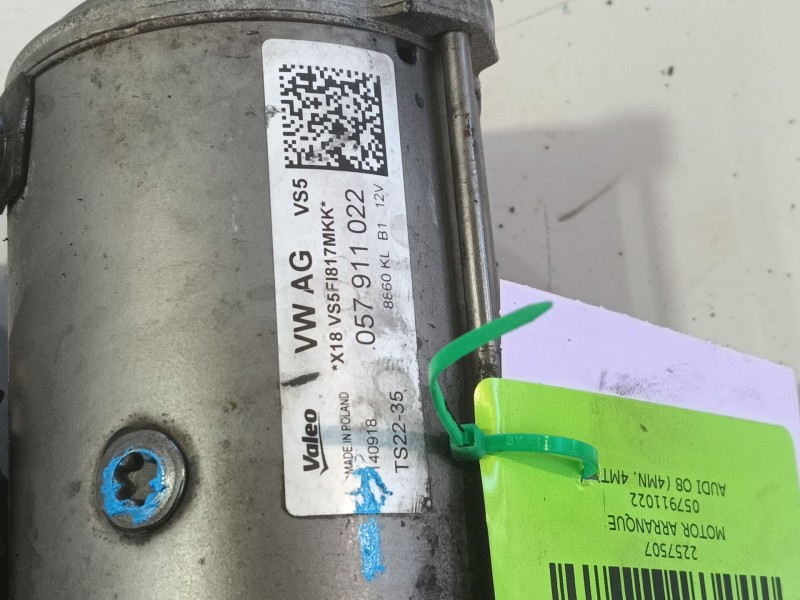 Recambio de motor arranque para audi q8 (4mn, 4mt) 50 tdi mild hybrid quattro referencia OEM IAM 057911022  