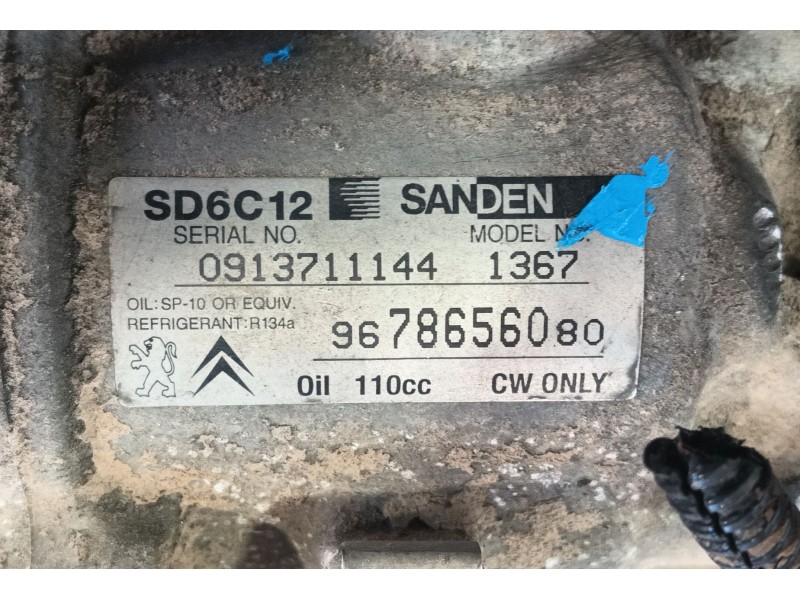 Recambio de compresor aire acondicionado para citroën berlingo multispace (b9) 1.6 hdi 110 referencia OEM IAM 1671553680 / 98228