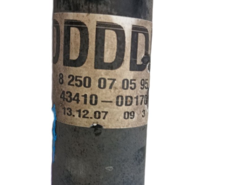 Recambio de transmision delantera derecha para toyota yaris (_p9_) 1.3 vvt-i (scp90_) referencia OEM IAM 434100D380  