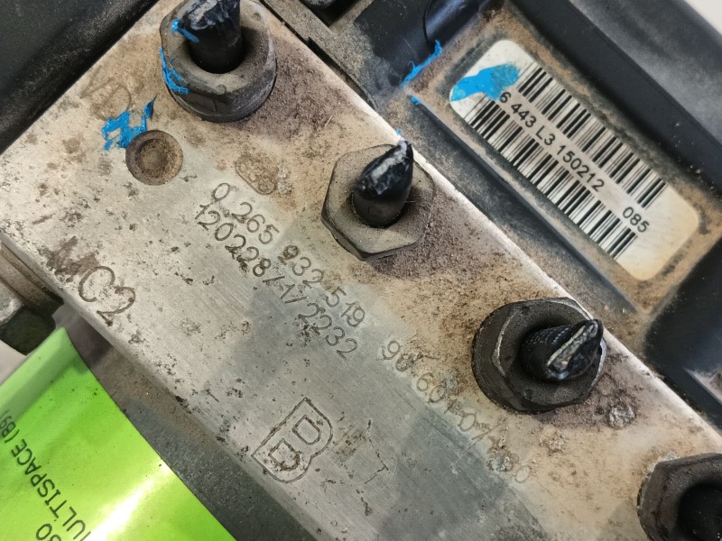 Recambio de abs para citroën berlingo multispace (b9) 1.6 hdi 110 referencia OEM IAM 1607956180  