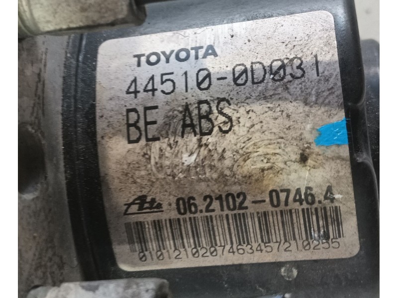 Recambio de abs para toyota yaris (_p9_) 1.3 vvt-i (scp90_) referencia OEM IAM   