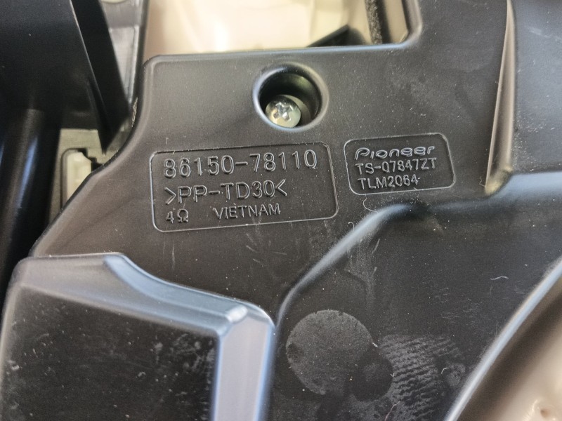 Recambio de guarnecido puerta trasera izquierda para lexus nx ii (_a2_, _h2_) 450h+ e-four (aazh26) referencia OEM IAM   