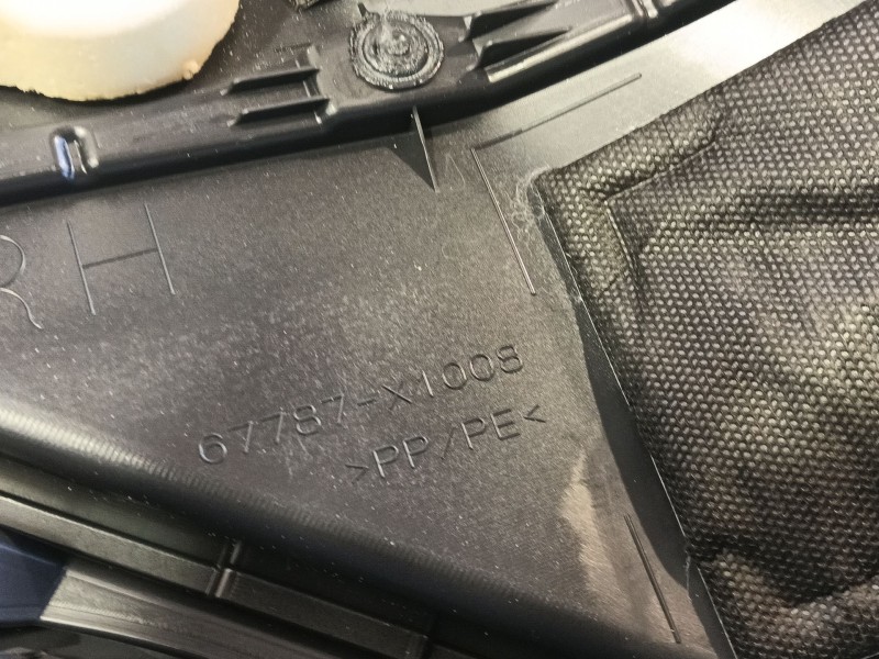 Recambio de guarnecido puerta trasera derecha para lexus nx ii (_a2_, _h2_) 450h+ e-four (aazh26) referencia OEM IAM   