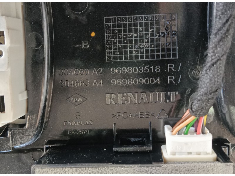 Recambio de luz interior para renault captur ii (hf_) tce 140 (hfn0) referencia OEM IAM   