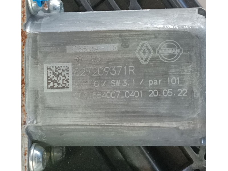 Recambio de elevalunas trasero derecho para renault captur ii (hf_) tce 140 (hfn0) referencia OEM IAM 827209371R  