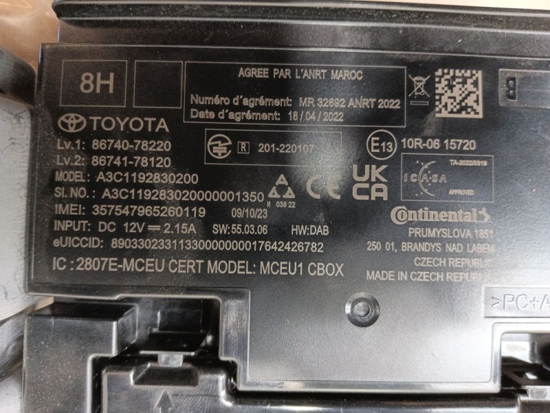 Recambio de modulo electronico para lexus nx ii (_a2_, _h2_) 450h+ e-four (aazh26) referencia OEM IAM   