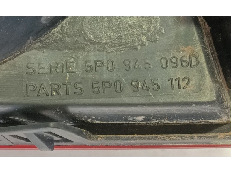 Recambio de piloto trasero derecho para seat altea (5p1) 1.9 tdi referencia OEM IAM 5P0945112B9B9  