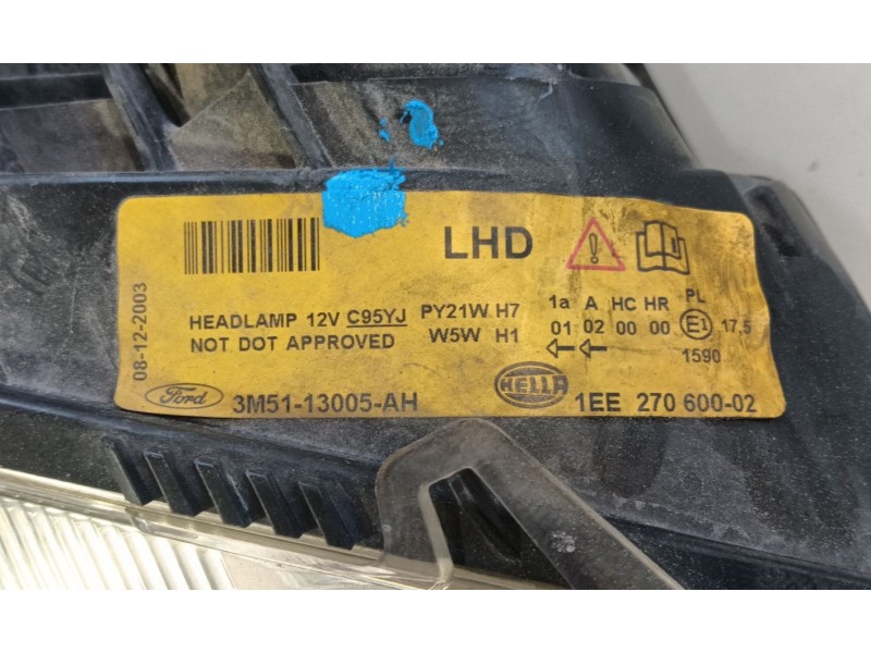 Recambio de faro derecho para ford focus c-max (dm2) 1.6 referencia OEM IAM 1347459  