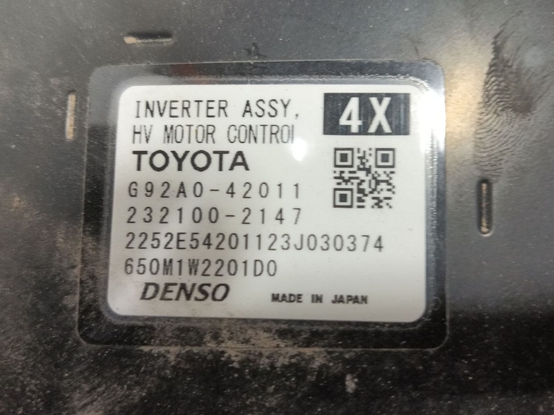 Recambio de convertidor para lexus nx ii (_a2_, _h2_) 450h+ e-four (aazh26) referencia OEM IAM G92A042113 2321002147 