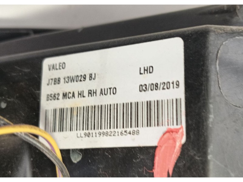 Recambio de faro derecho para ford ka+ iii (uk, fk) 1.2 ti-vct referencia OEM IAM 2539468 J7BB13W029BJ 