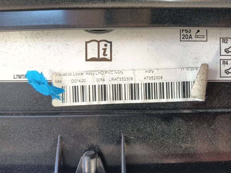 Recambio de guantera para land rover range rover sport ii (l494) 4.4 sdv8 4x4 referencia OEM IAM   