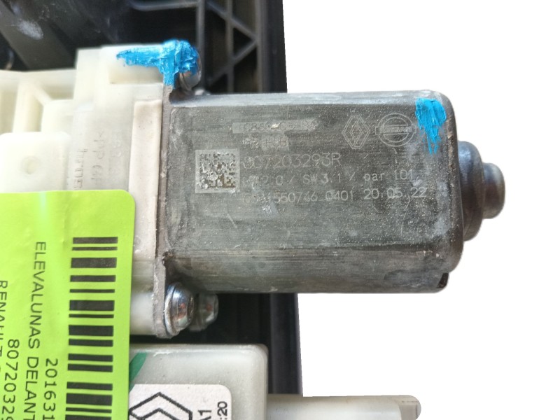 Recambio de elevalunas delantero derecho para renault captur ii (hf_) tce 140 (hfn0) referencia OEM IAM 807203293R  