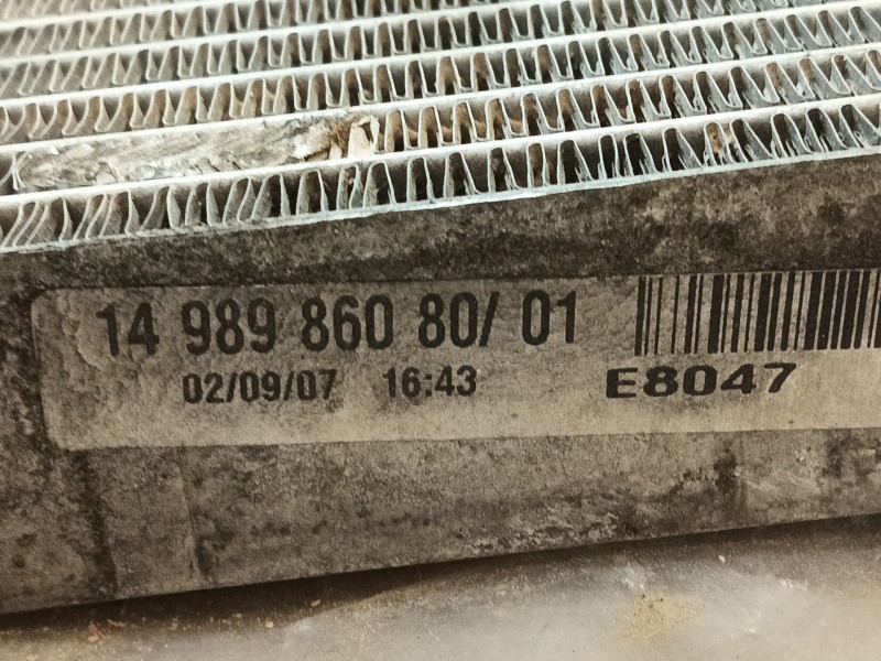 Recambio de radiador agua para citroën jumpy ii furgoneta 2.0 hdi 120 referencia OEM IAM 1330Q7  